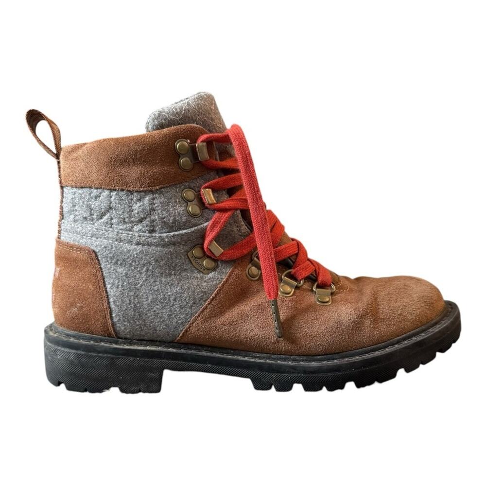 TOMS Women’s Summit Rawhide Gray Wool Waterproof Boots Size 7